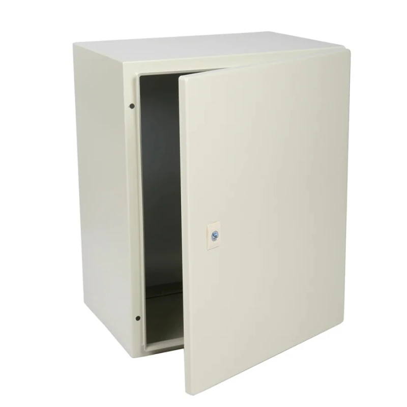 RS PRO Mild Steel Lockable Steel Wall Box IP66, 500 mm x 400 mm x 300 mm IP66