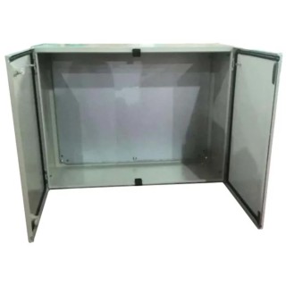 RS PRO Steel Wall Box, IP66, 800 mm x 600 mm x 300 mm, Mild Steel, Triple Lock System IP66