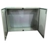 RS PRO Steel Wall Box, IP66, 800 mm x 600 mm x 300 mm, Mild Steel, Triple Lock System IP66
