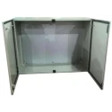 RS PRO Steel Wall Box, IP66 Rated, 1200 mm x 600 mm x 250 mm, Triple Lock System IP66