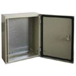 RS PRO Steel Wall Box, IP66 Rated Mild Steel Enclosure, 800 mm x 800 mm x 300 mm IP66