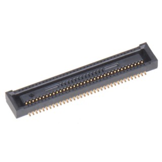 Hirose DF40 Series Straight Surface PCB Socket, 70-Contact, 2 Row, 0.4 mm Pitch, 30V, 300mA, Liquid Crystal Polymer Housing 