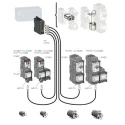 Schneider Electric TeSyS U Contactor Cable Connecting Cable for Use with STBEPI2145, LU9G02 843-2102
