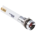 RS PRO Orange Panel Mount Indicator 21.6V dc 26.4 V dc 20mA IP67 Recessed Bezel 6 mm Mount Hole Size 843-2436
