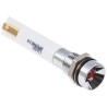 RS PRO Orange Panel Mount Indicator 21.6V dc 26.4 V dc 20mA IP67 Recessed Bezel 6 mm Mount Hole Size 843-2436