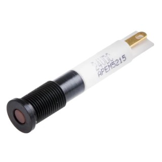 RS PRO Orange Panel Mount Indicator 21.6V DC, 26.4V DC, 20mA, IP67 Flush Bezel 843-2461