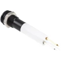 RS PRO Orange Panel Mount Indicator 21.6V DC, 26.4V DC, 20mA, IP67 Flush Bezel 843-2461