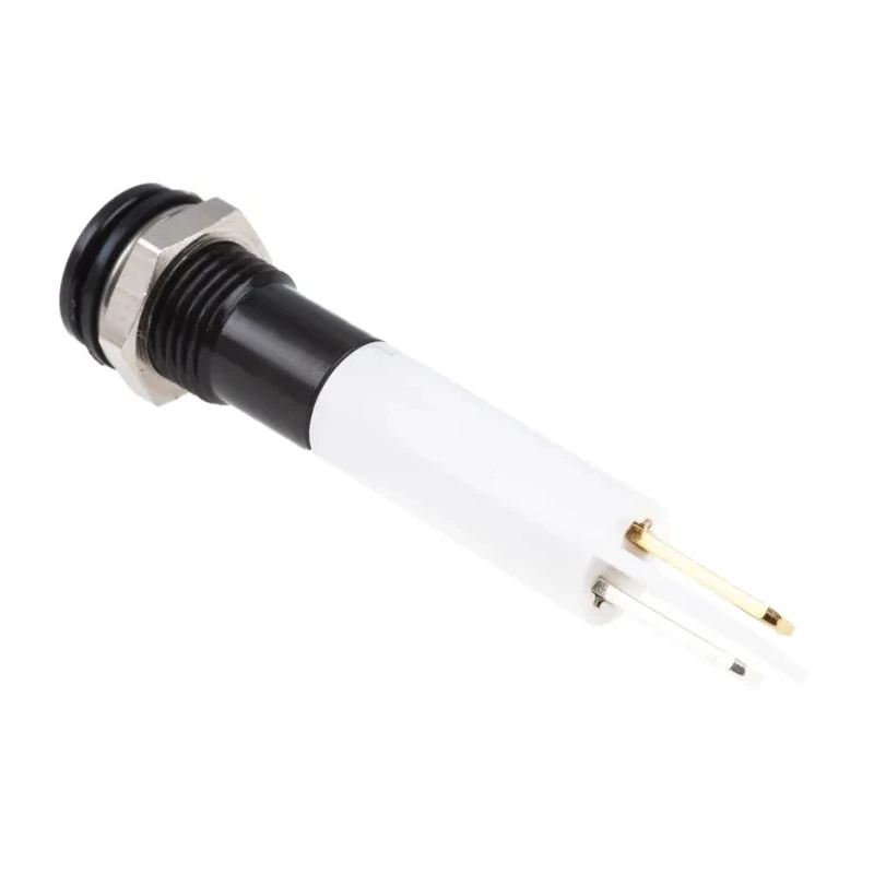 RS PRO Orange Panel Mount Indicator 21.6V DC, 26.4V DC, 20mA, IP67 Flush Bezel 843-2461