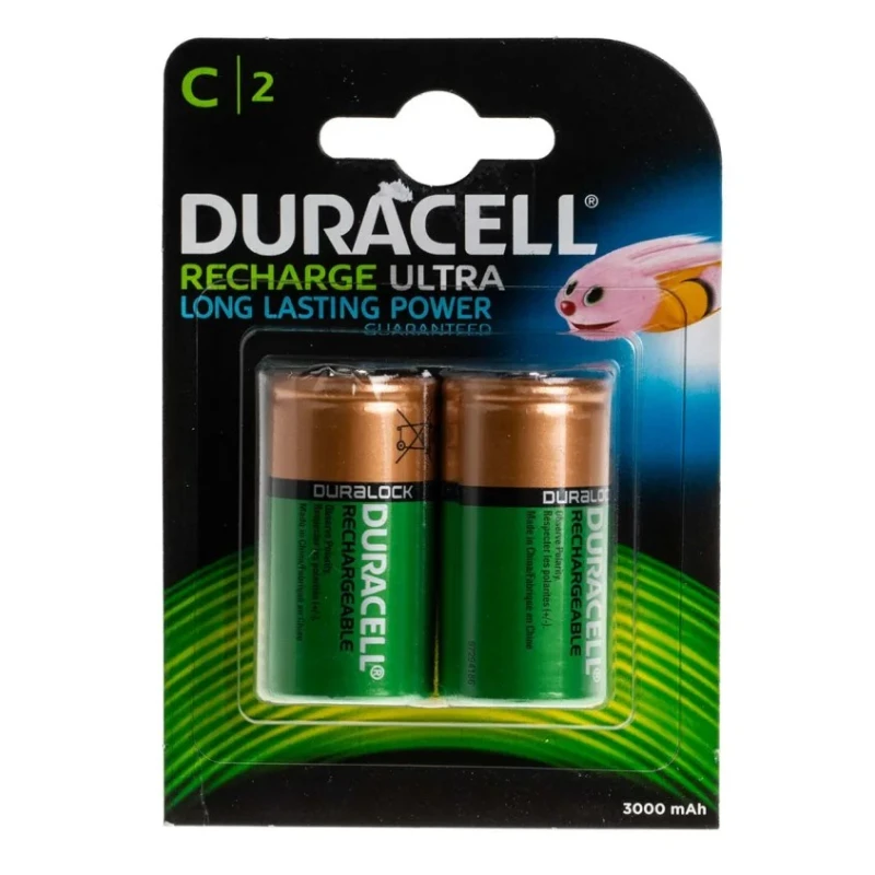 Duracell NiMH Rechargeable C Battery 2.2Ah, 1.2V, Cylindrical DC1400