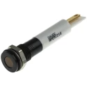 RS PRO Orange Panel Mount Indicator, 21.6V dc, 26.4 V dc, 20mA, IP67 Protection, Flush Bezel 843-2506