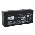 Fiamm Sealed Lead Acid Battery 6 V, 3 Ah, AGM Construction, Faston F1 Terminal FG10301
