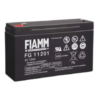 Fiamm 6 V Faston F1 Sealed Lead Acid Battery 12 Ah AGM 50mm x 99 mm FG11201