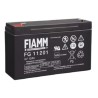 Fiamm 6 V Faston F1 Sealed Lead Acid Battery 12 Ah AGM 50mm x 99 mm FG11201