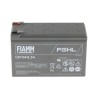 Fiamm 12 V Faston F2 Sealed Lead Acid Battery 8.4 Ah AGM Flame Resistant Cyclic Application 12FGHL34