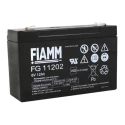 Fiamm Sealed Lead Acid Battery 6 V 12 Ah AGM Faston F2 Termination FG11202