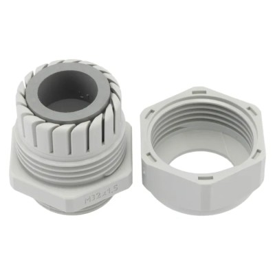 HARTING Han CGM-P Series Grey Thermoplastic Cable Gland M32 Thread 13 mm Min. 18 mm Max. IP68 19000005194