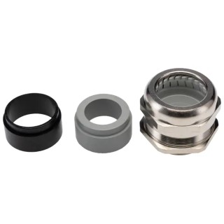 HARTING Metallic Metal Cable Gland Han CGM-M Series M40 Thread, 20 mm Min, 32 mm Max, IP68 19000005099