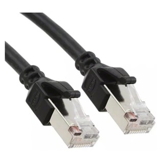 HARTING Industrial Cat5e Shielded Ethernet Cable, 10 m, Black, RJ45 Male to RJ45 Male Low Smoke Zero Halogen Cat5e