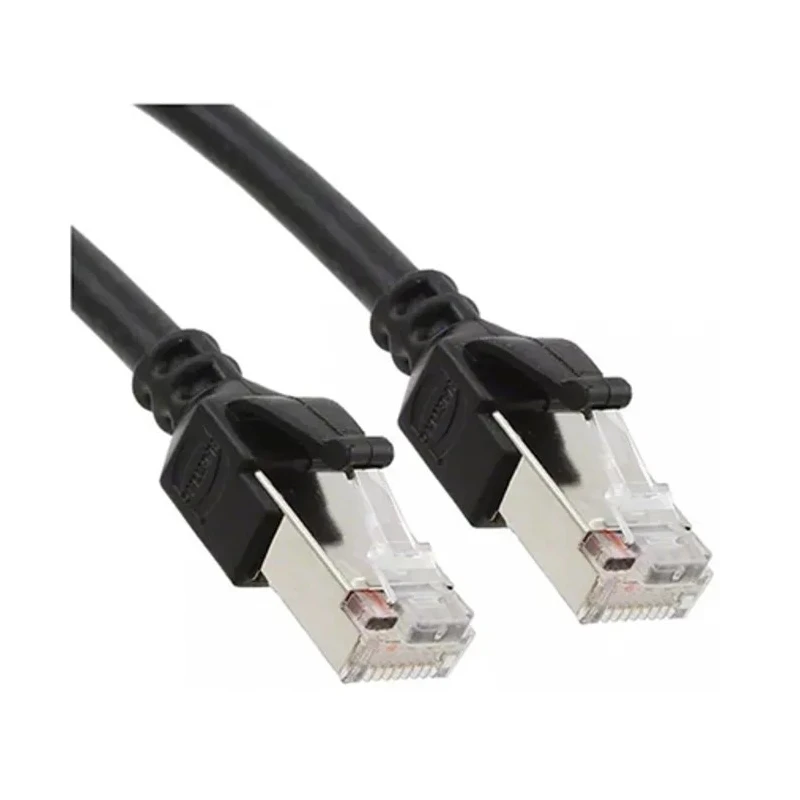 HARTING Industrial Cat5e Shielded Ethernet Cable, 10 m, Black, RJ45 Male to RJ45 Male Low Smoke Zero Halogen Cat5e
