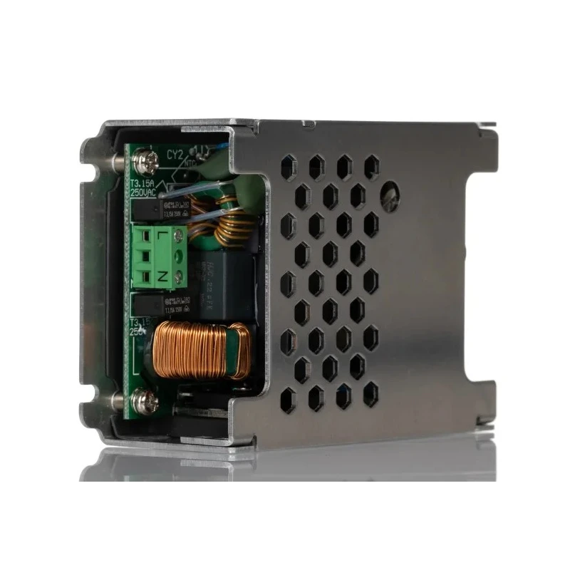 TRACOPOWER Switching Power Supply 24V dc, 65W, Medical Approved, Chassis Mount TPP 65-124
