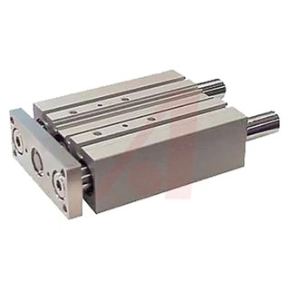 RS PRO Pneumatic Guided Cylinder 16mm Bore, Double Acting, 50mm Stroke, Ball Bushing Slide Bearing MGPM16-50Z