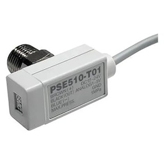 SMC Pneumatic Pressure Switch Compound Type with 1/8 in Port Size 24V DC, 15mA Current, LED Indicator PSE543-N01