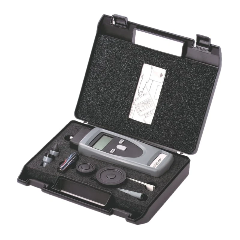 RS PRO Professional Digital Handheld Tachometer with Best Accuracy ±0.02% LCD Display 0 to 99999rpm 845-9674