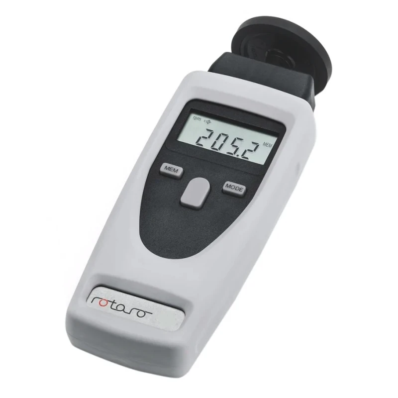 RS PRO Professional Digital Handheld Tachometer with Best Accuracy ±0.02% LCD Display 0 to 99999rpm 845-9674