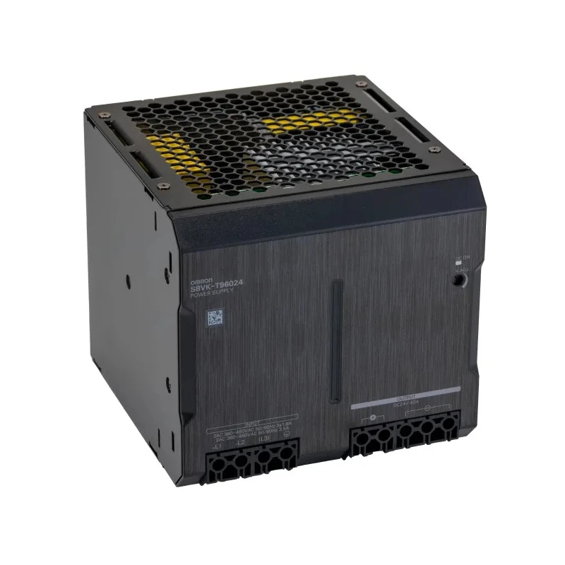 Omron Switch Mode DIN Rail Power Supply 480V AC/DC Input, 24V DC, 40A Output, 960W Power S8VK-T