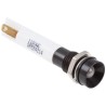 RS PRO White Panel Mount Indicator 110V AC 6mA IP67 Recessed Bezel 846-2778
