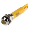 RS PRO Yellow Panel Mount Indicator 220V AC 3mA IP67 Prominent Bezel 846-2829