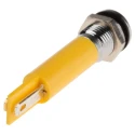RS PRO Yellow Panel Mount Indicator 220V AC 3mA IP67 Prominent Bezel 846-2829