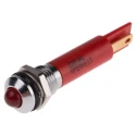 RS PRO Red Panel Mount Indicator, 220V AC, 3mA, IP67, Prominent Bezel IP67