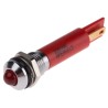 RS PRO Red Panel Mount Indicator, 220V AC, 3mA, IP67, Prominent Bezel IP67