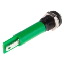 RS PRO Green Panel Mount Indicator 220V AC 3mA IP67 Prominent Bezel 846-2847