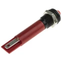 RS PRO Red Panel Mount Indicator 220V AC 3mA IP67 Prominent Bezel IP67