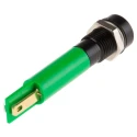 RS PRO Green Panel Mount Indicator 220V AC 3mA IP67 Recessed IP67