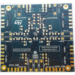 STMicroelectronics Operational Amplifier Evaluation Board for Dual Op Amps STEVAL-CCA057V5