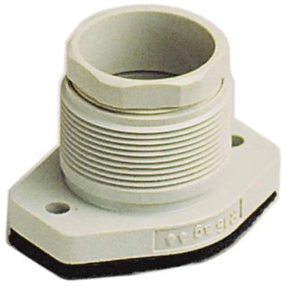 HARTING Industrial Circular Connector Housing, Screw Mount, 20.5 mm Socket, Female Contact, Rated, Polymer, R15 Series IP65