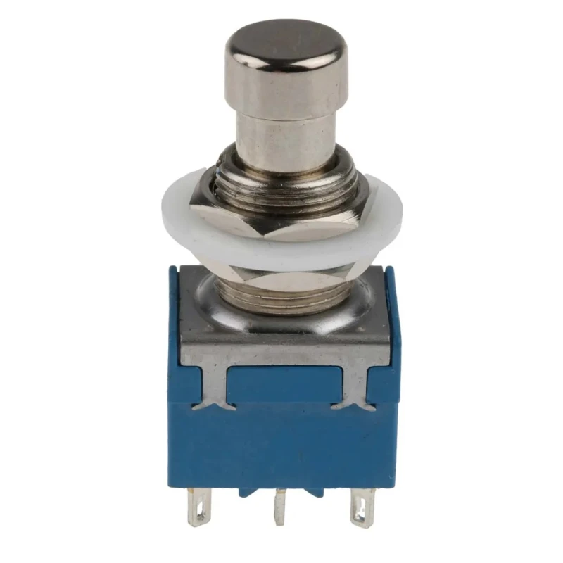 RS PRO Push Button Switch Latching PCB Mount DPDT 12.2 mm Cutout 24V dc 250V ac 846-6732