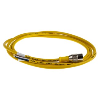 Eaton Female 4 Way Straight to Unterminated Sensor Actuator Cable 2m Polyvinyl Chloride Jacket Yellow 136268 CSAS4A4CY2202