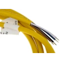 Eaton Female 4 Way Straight to Unterminated Sensor Actuator Cable 2m Polyvinyl Chloride Jacket Yellow 136268 CSAS4A4CY2202