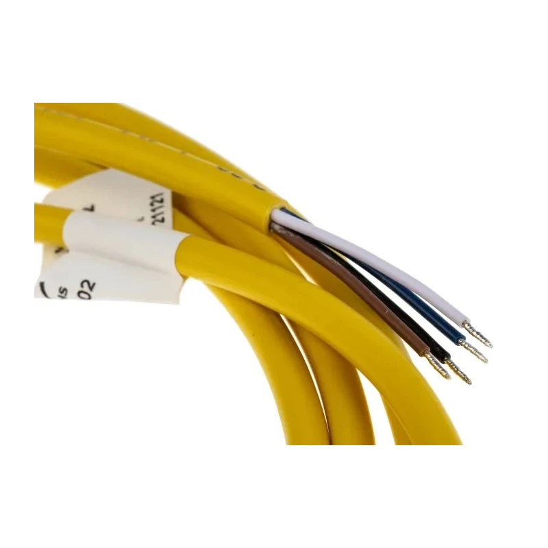 Eaton Female 4 Way Straight to Unterminated Sensor Actuator Cable 2m Polyvinyl Chloride Jacket Yellow 136268 CSAS4A4CY2202