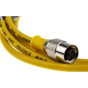Eaton Female 4 Way Straight to Unterminated Sensor Actuator Cable 2m Polyvinyl Chloride Jacket Yellow 136268 CSAS4A4CY2202