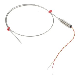 RS PRO Type K Mineral Insulated Thermocouple 1.5mm Diameter, 500mm Length, 1100°C Max 847-1144