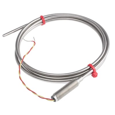 RS PRO Type K Mineral Insulated Thermocouple 1 m Length, 3 mm Diameter, Stainless Steel Probe, 1100 °C Max 847-1148