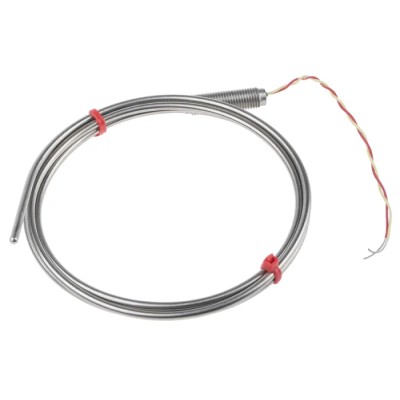 RS PRO Type K Mineral Insulated Thermocouple 1 m Length, 3 mm Diameter, -40 °C to 1100 °C Max 847-1093