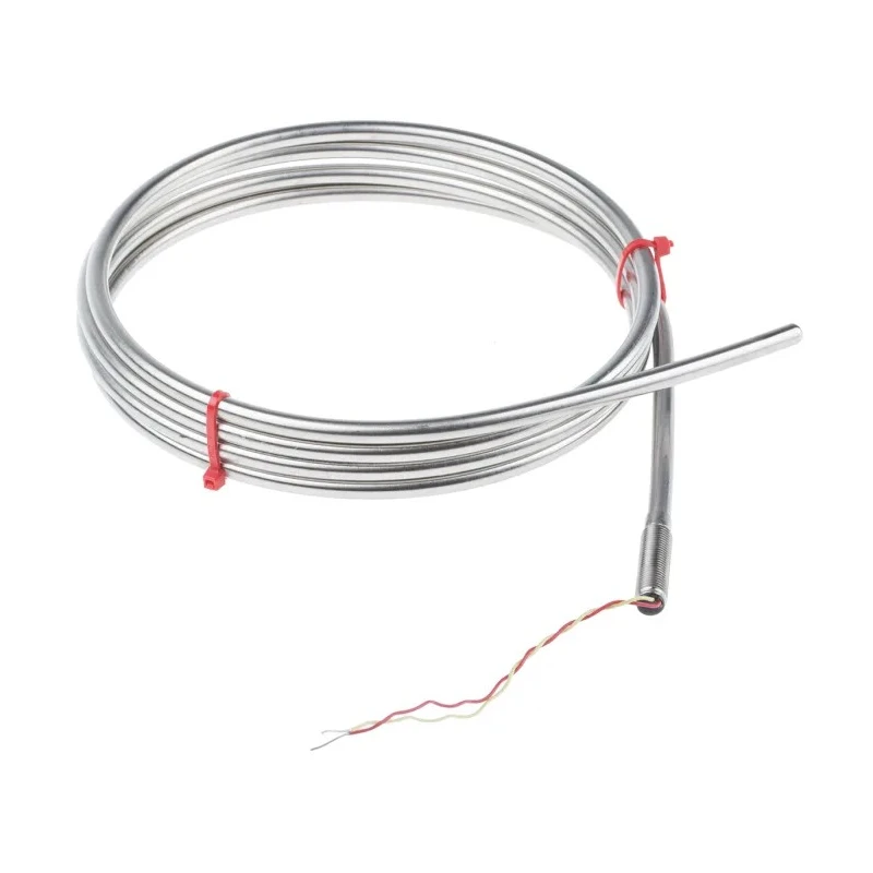 RS PRO Type K Mineral Insulated Thermocouple 2 m Length, 6 mm Diameter, Stainless Steel Probe, 1100 °C Max 847-1160