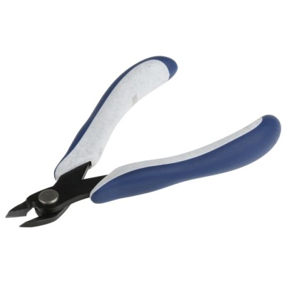 RS PRO ESD Safe Flush Side Cutter 150mm Overall Length, 24mm Jaw Length, Carbon Steel Jaw, Model 847-2951