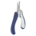 ideal-tek Flat Nose Plier, Serrated Jaw, Stainless Steel, Comfort Grip Handle, 145mm Overall Length, 30mm Jaw E6014.CRBG